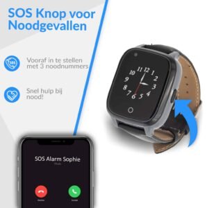 kuus s2 senioren alarm horloge met alarmknop 