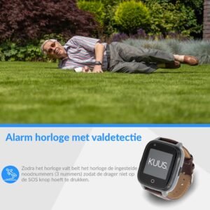 kuus s2 senioren alarm horloge met alarmknop 