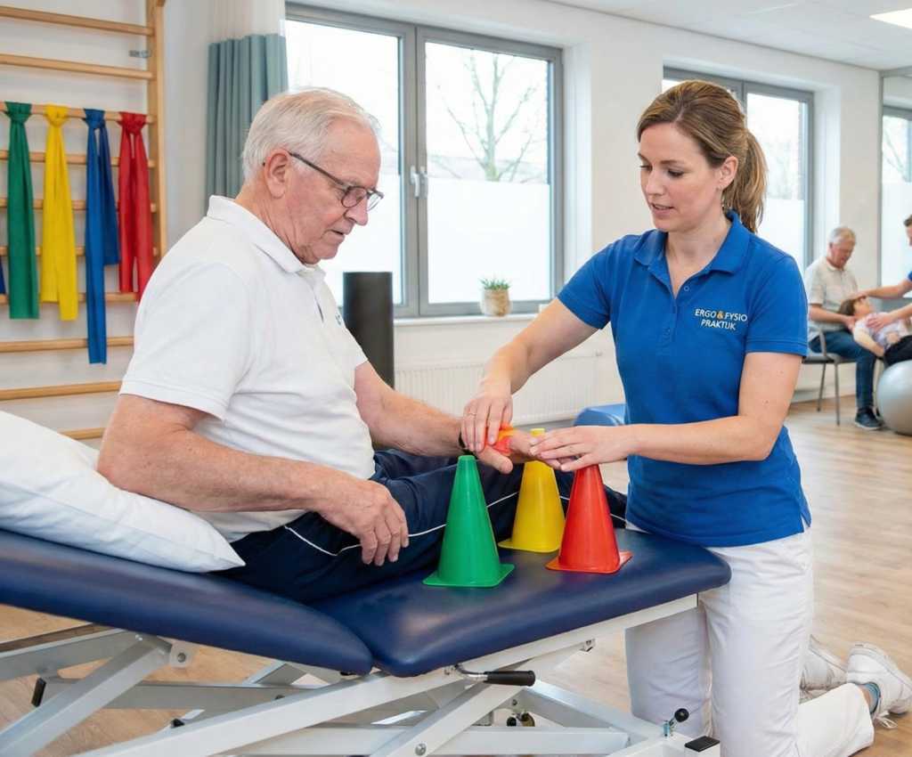 Een afspraak met de ergotherapeut.